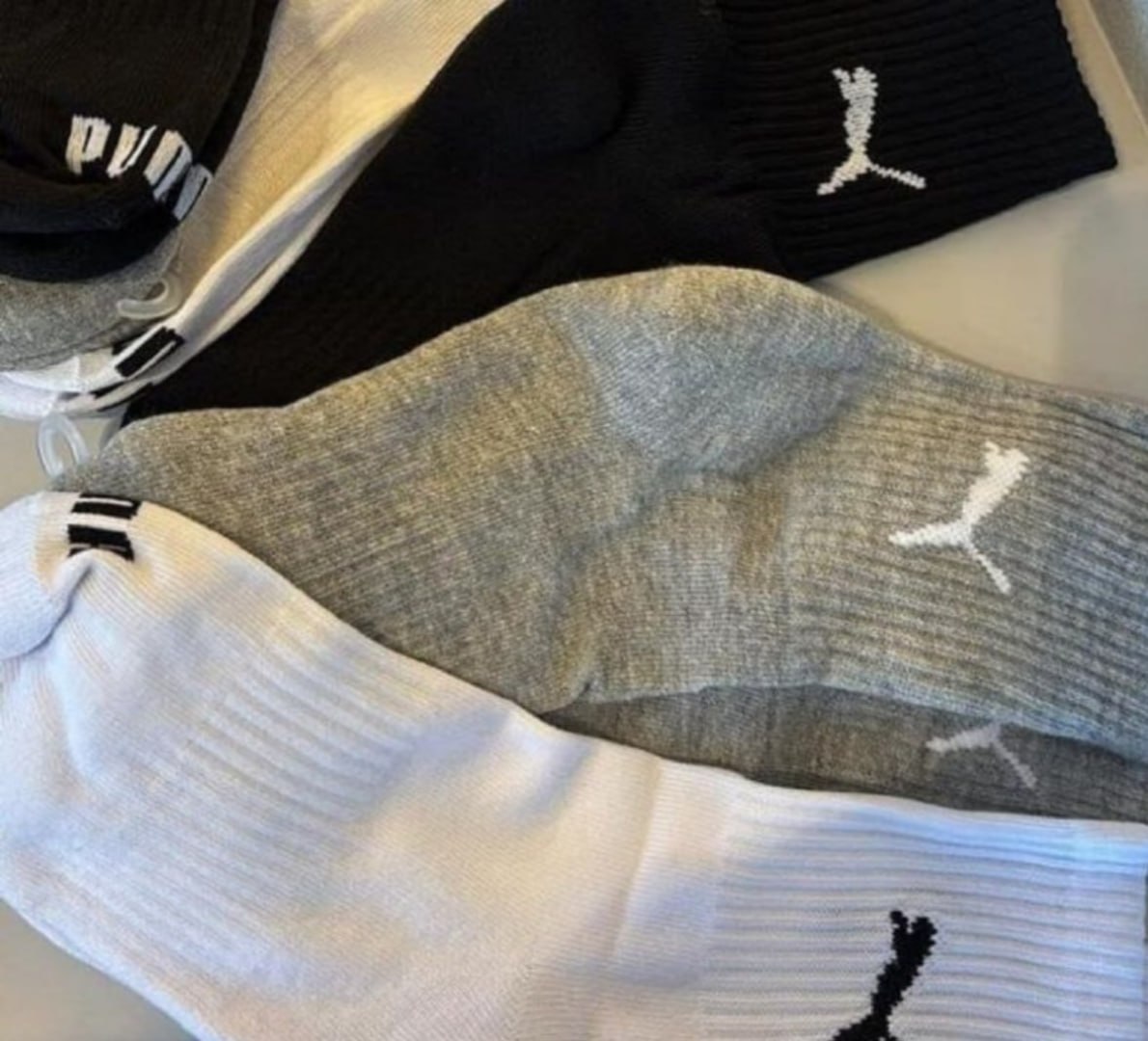 🧦 Kit 6 Pares Meias Puma Cano Médio
