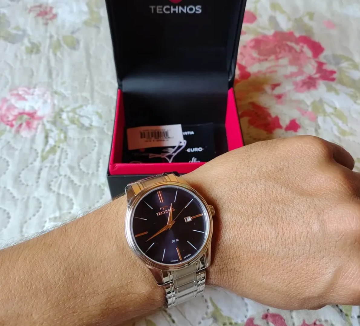 ⌚️ Relógio Technos Classic de Aço Inoxidável
