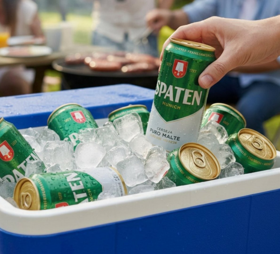🍺 Pack Cerveja Spaten Puro Malte Lata 350ml - 12 Unidades