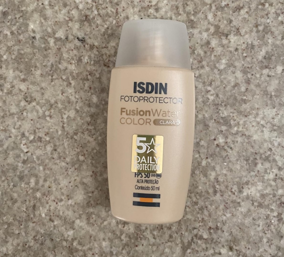 ☀️ ISDIN Protetor Solar Facial Fusion Water 5 Stars 50mL