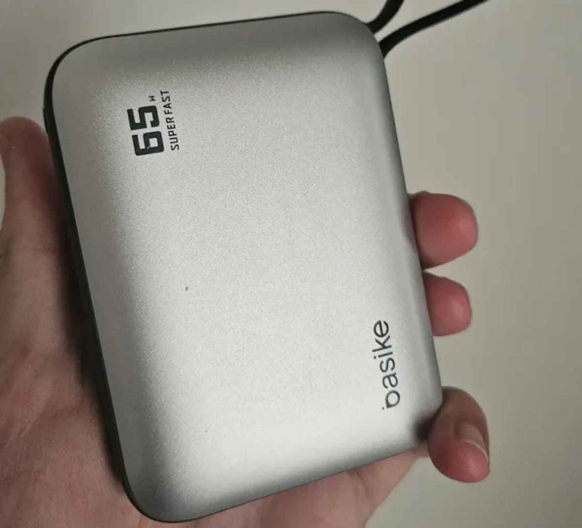 🔋 Power Bank Basike 20000mAh com Cabo USB-C 65W