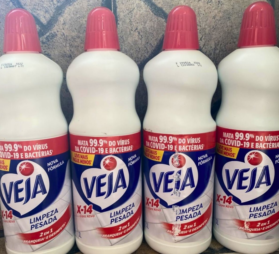 🫧 Veja Limpador para Limpeza Pesada Cloro Ativo 2 em 1 - 1L