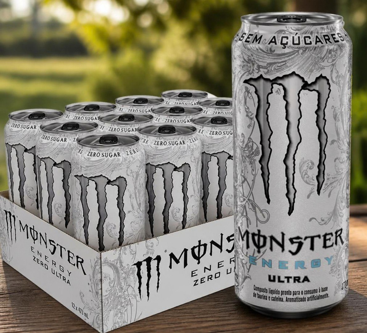 ⚡️ Kit Com 6 Energético Monster Ultra Lata 473ml