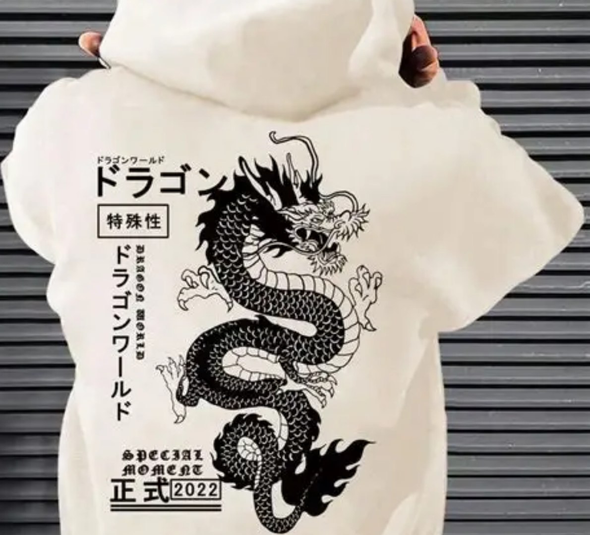 🧥 Moletom Canguru Dragão Chinês Com Capuz E Bolso