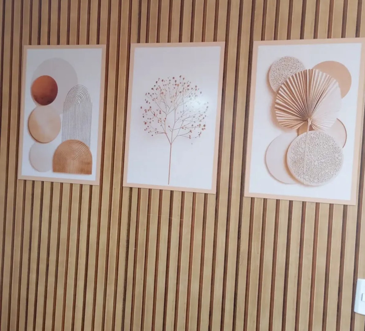 🖼️ Quadros Decorativos Abstratos Geométricos 122x60