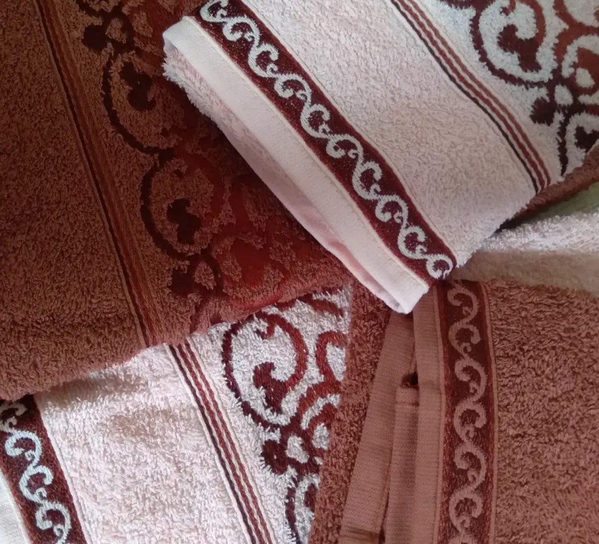 ✅ Jogo Toalhas Banho e Rosto, 100% Algodão 4 peças