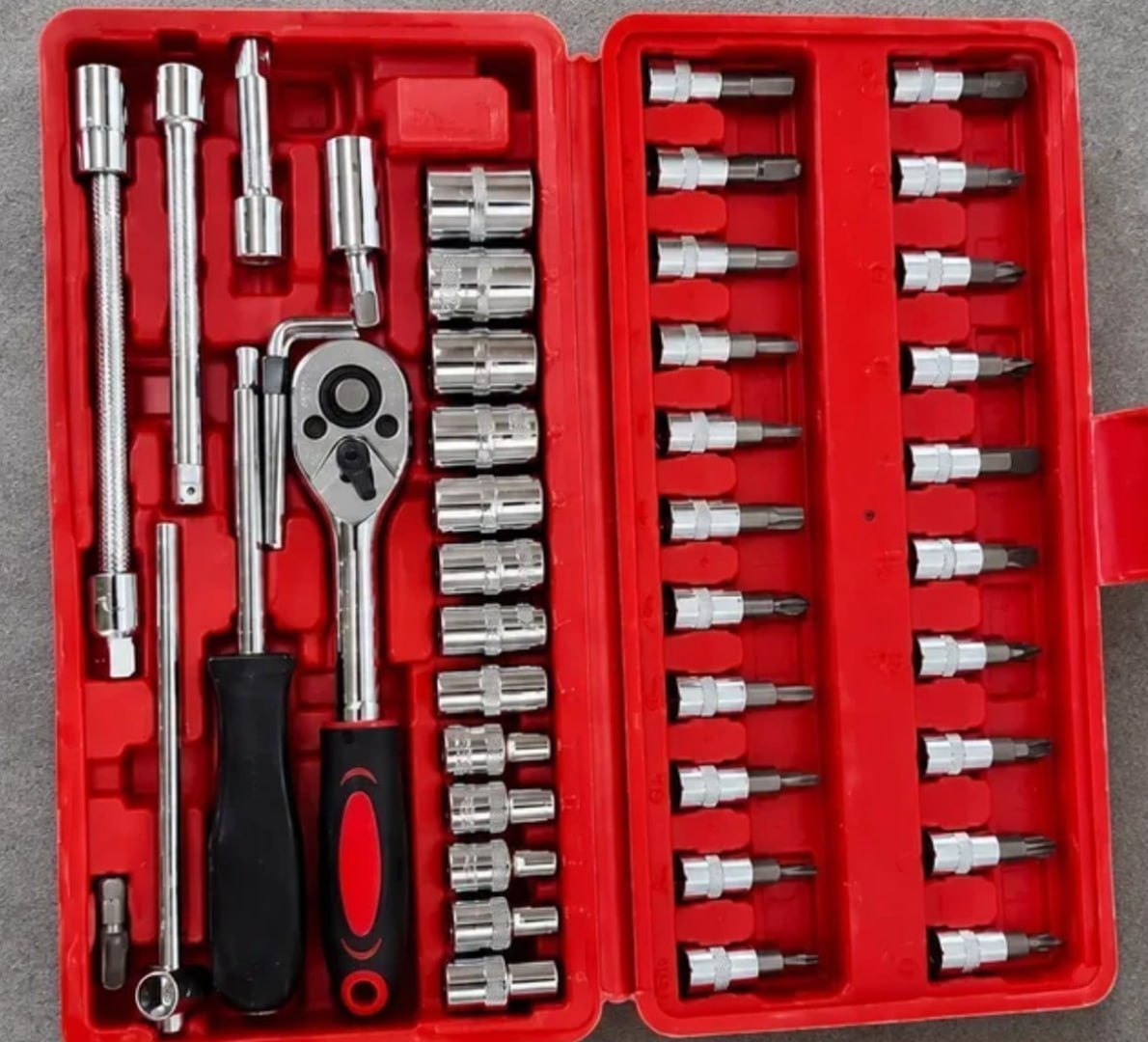 🛠 Kit Jogo De Ferramentas 46 Peças
