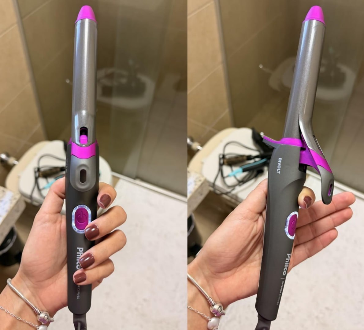 ✅ Cacheador Phico de 25mm - Intense Curves Bivolt