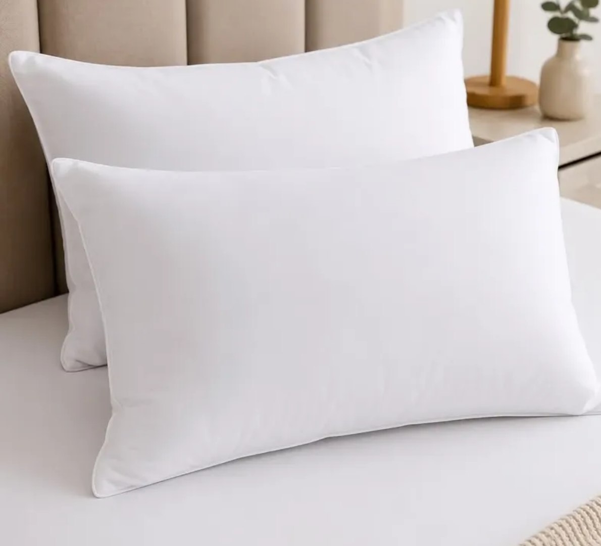 🛌 Kit 2 Travesseiros 70x50 Antialérgico