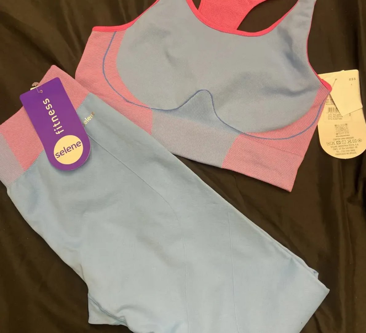 💪 Conjunto Sem Costura Legging + Top Selene (várias cores)