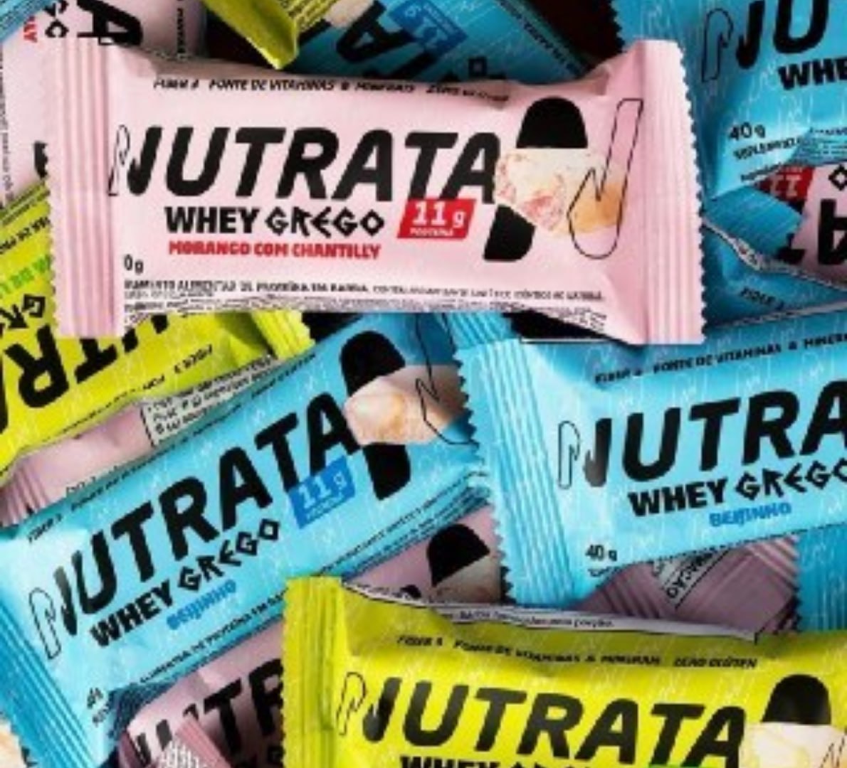 💪 Display Misto Barra de Proteína Nutrata 8 und