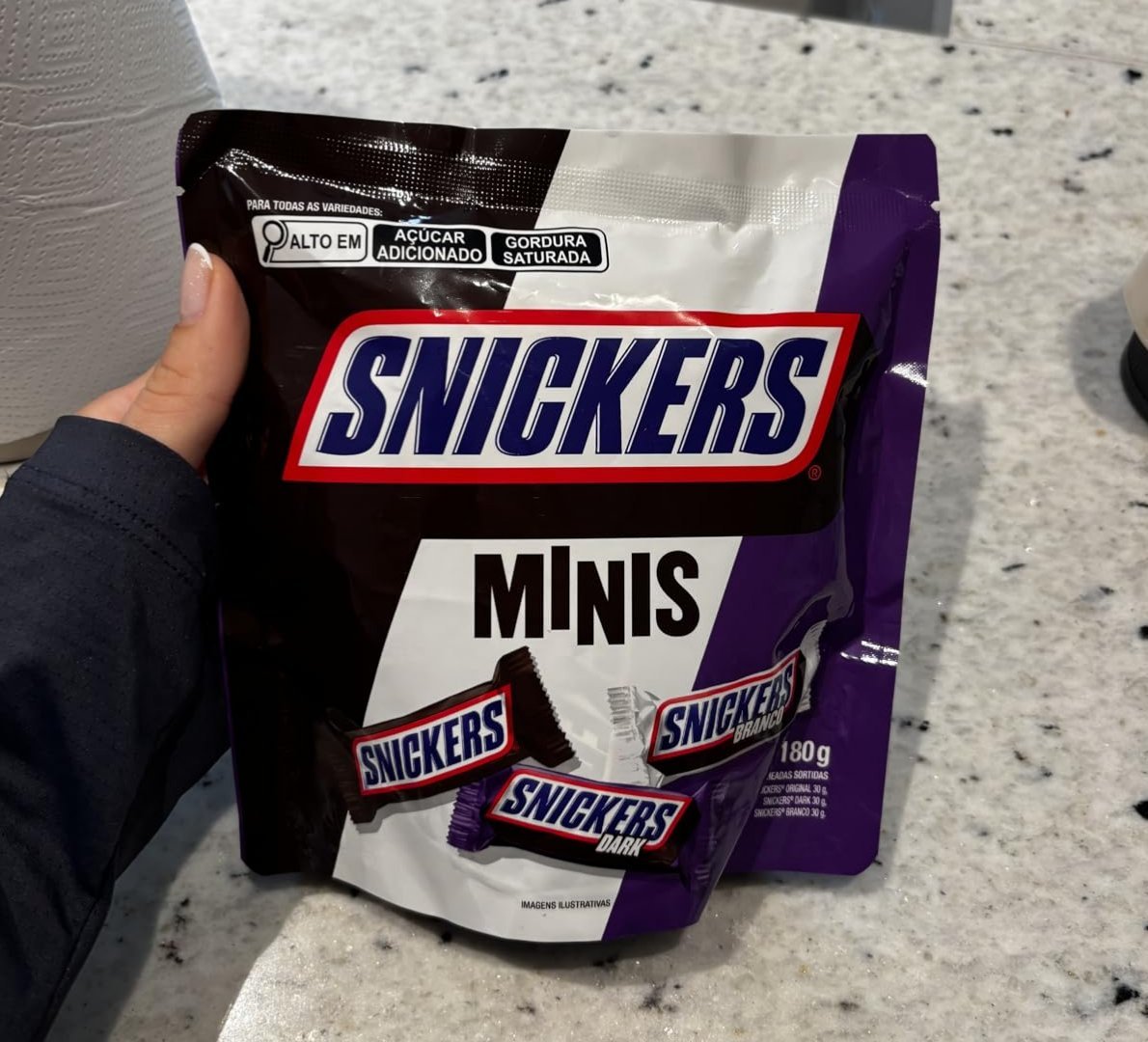 🍫 Chocolate Snickers Variedades Minis 180g