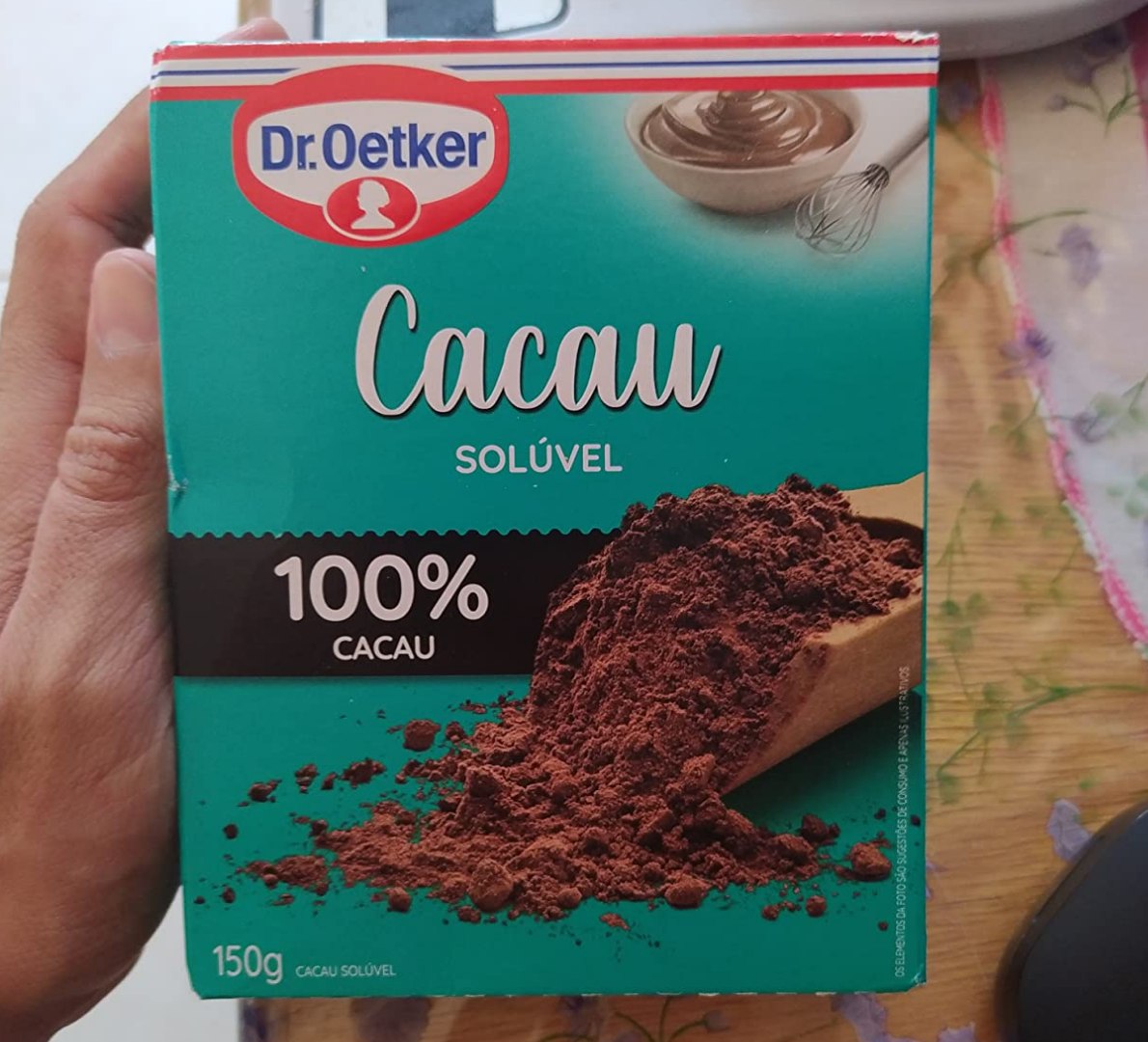 ✅ Dr Oetker Cacau em Pó Solúvel 100% Cacau 150g