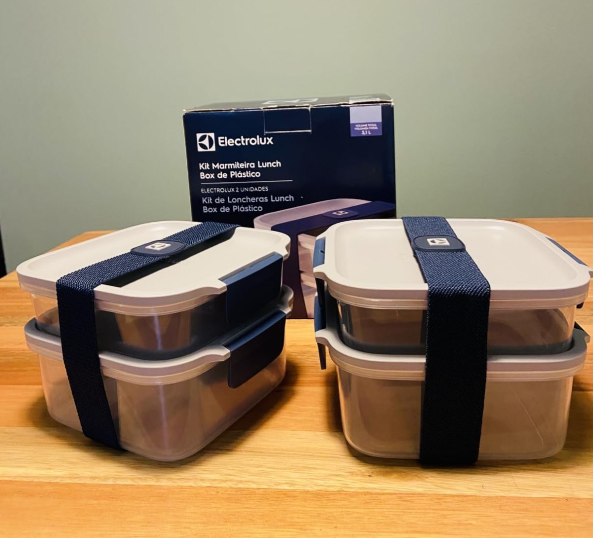 ✅ Kit 4 Potes Marmita de Plástico Electrolux
