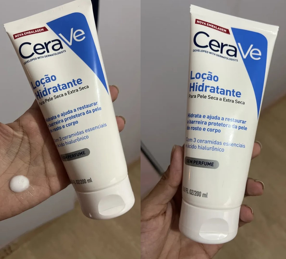 ✅ Loção Hidratante Corporal Cerave p/ Pele Seca e Extra Seca 200mL