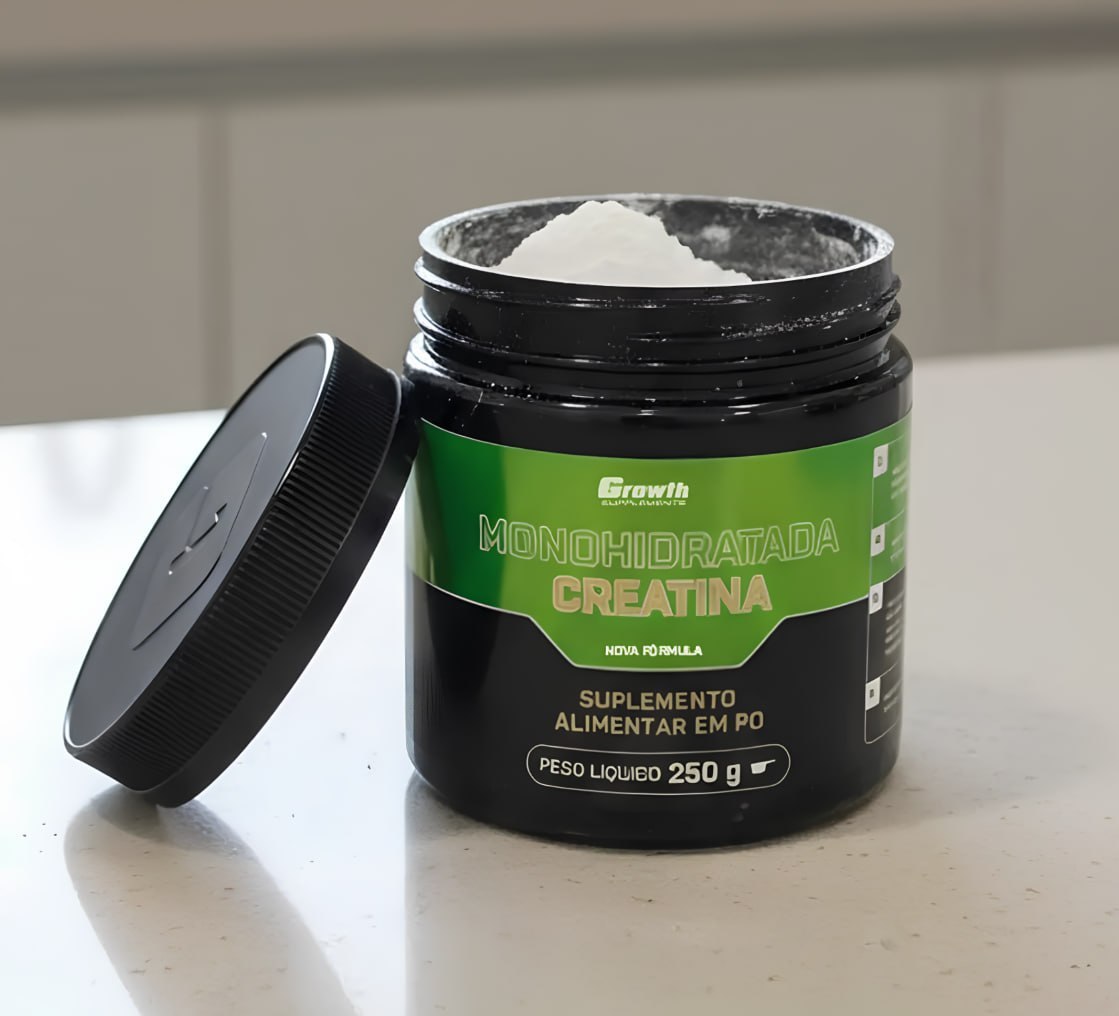 💪 Creatina (250g) Monohidratada - Growth Supplements Sem Sabor