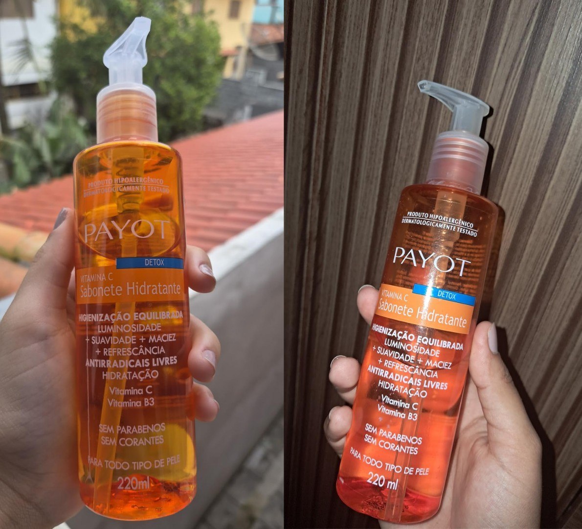 🫧 PAYOT Sabonete Líquido Detox Vitamina C 220ml