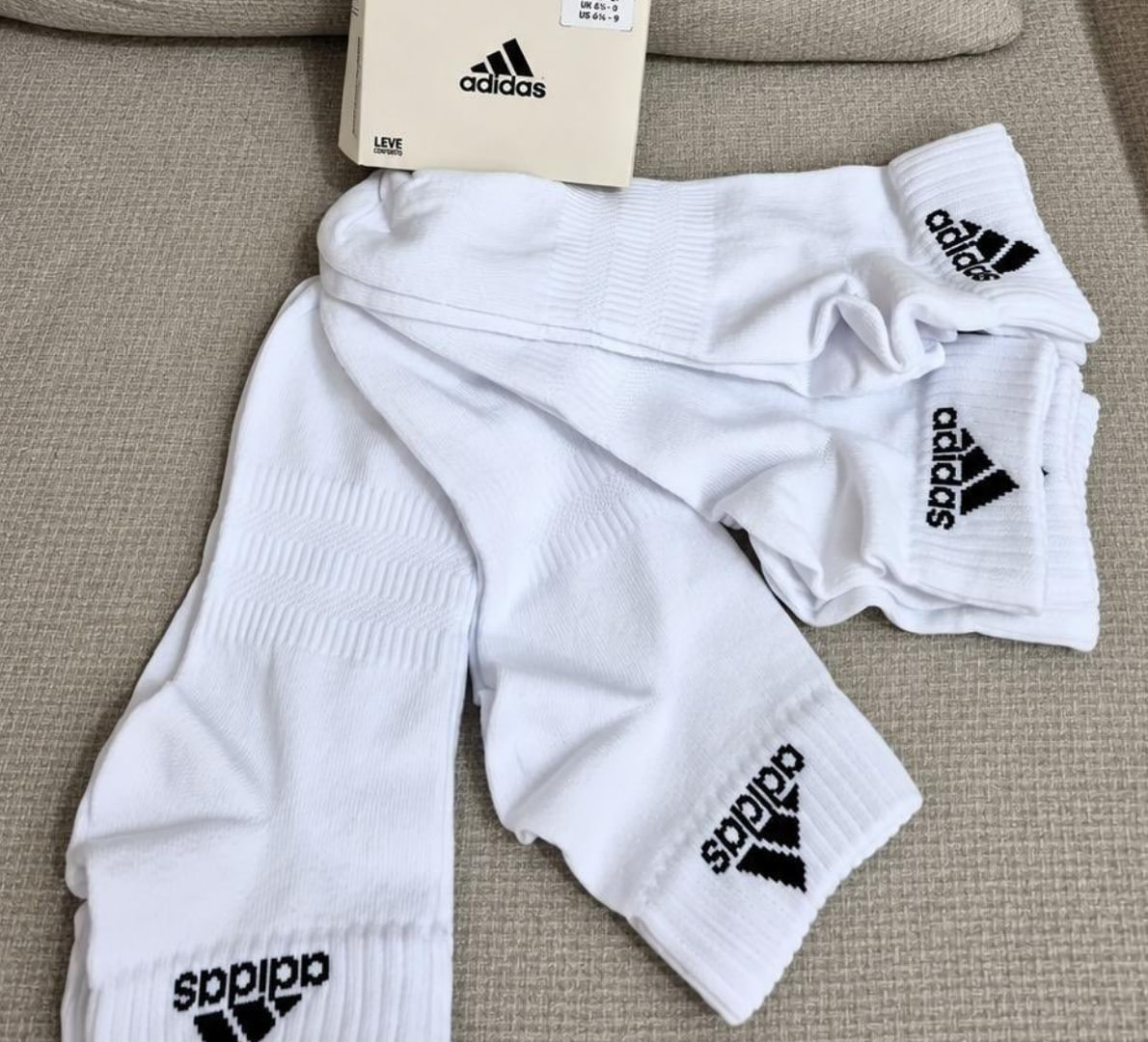 🧦 Meias Ankle 6 Pares adidas