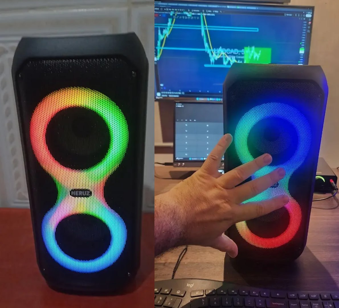 🔊 Caixa de Som Bluetooth 2 Altos Falantes 10w-hz