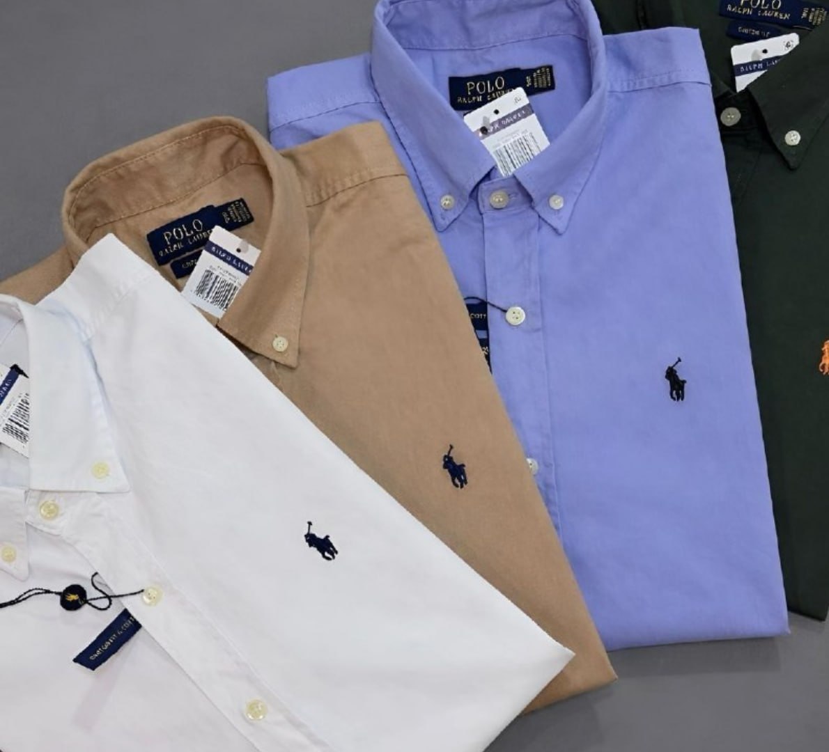 👕 Camisa Social Ralph Lauren Oxford (5 cores)