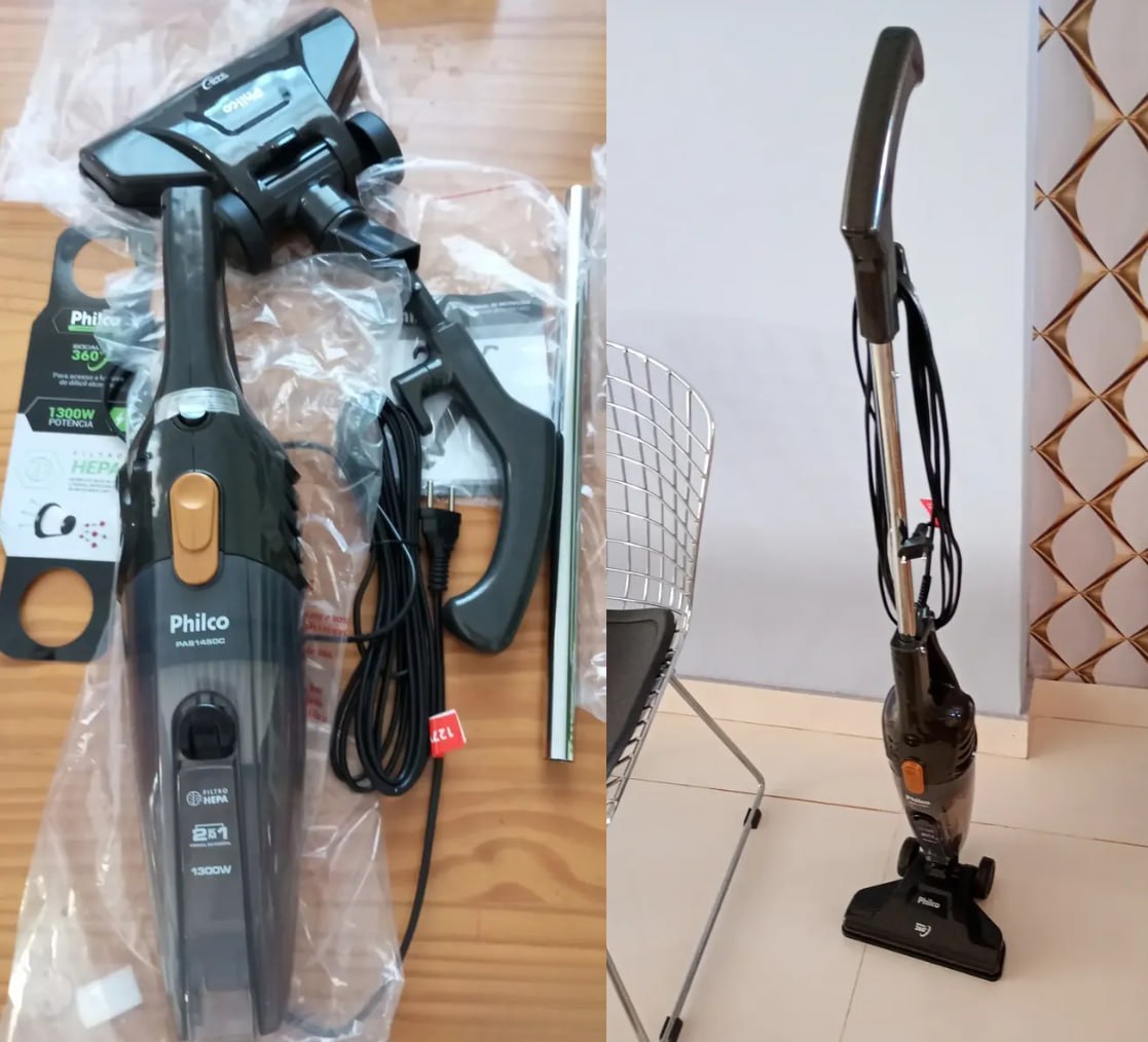🧹 Aspirador De Pó 2 Em 1 Philco 1400w