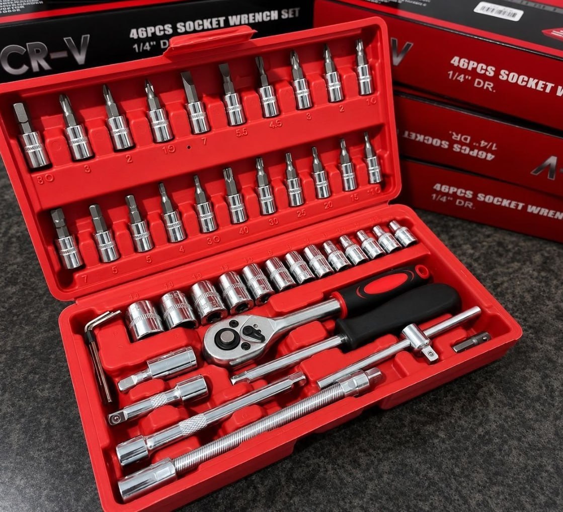 🛠 Kit Jogo De Ferramentas 46 Peças