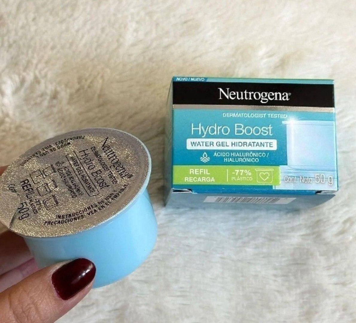 ✅ Neutrogena Hidratante Facial Hydro Boost Water Gel Refil 50g
