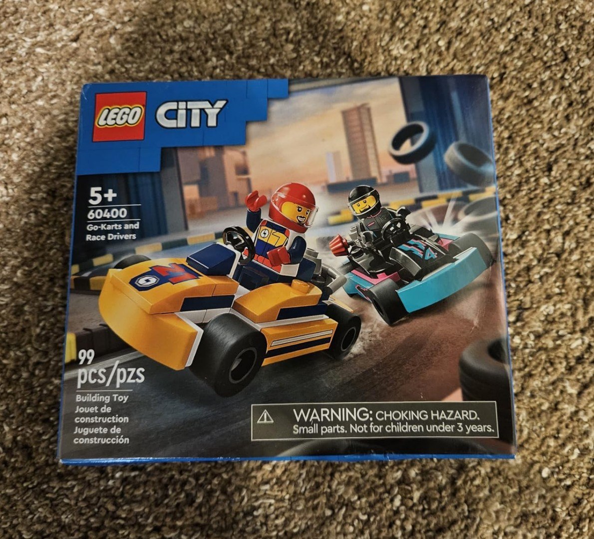✅ LEGO Set City Great Vehicles Carros de Karting e Pilotos