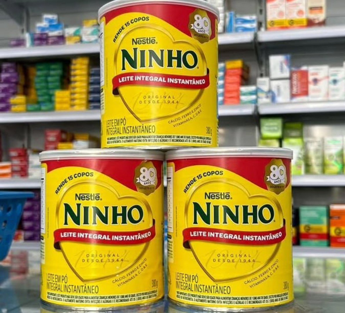 🥛 Leite Pó Instantâneo Integral Ninho Lata 380g