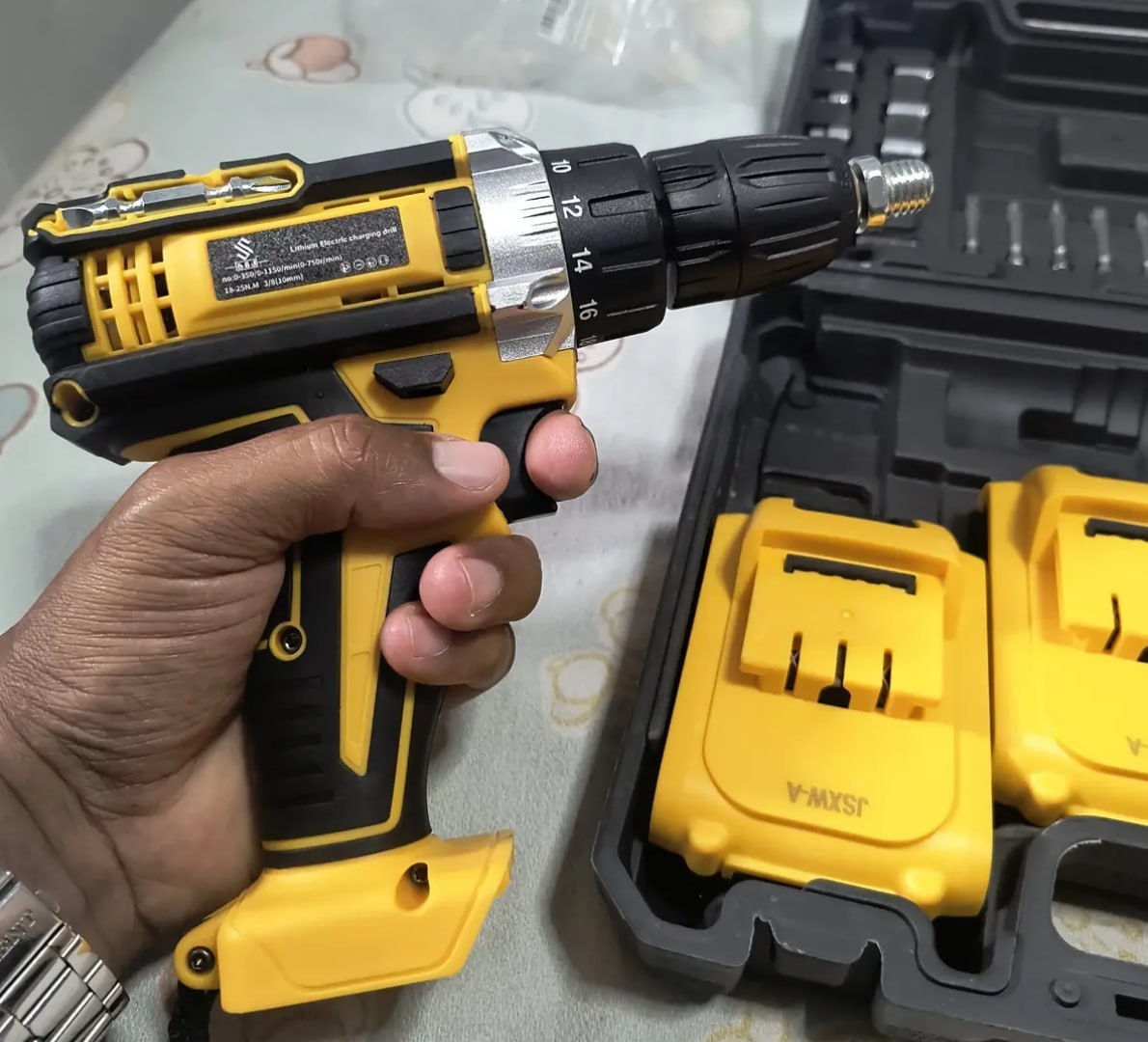 🧰 Parafusadeira Furadeira 48v Sem Fio com 2 Baterias