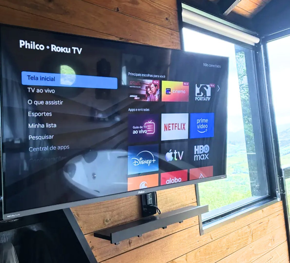 📺 Smart TV 43" Philco P43vik Roku