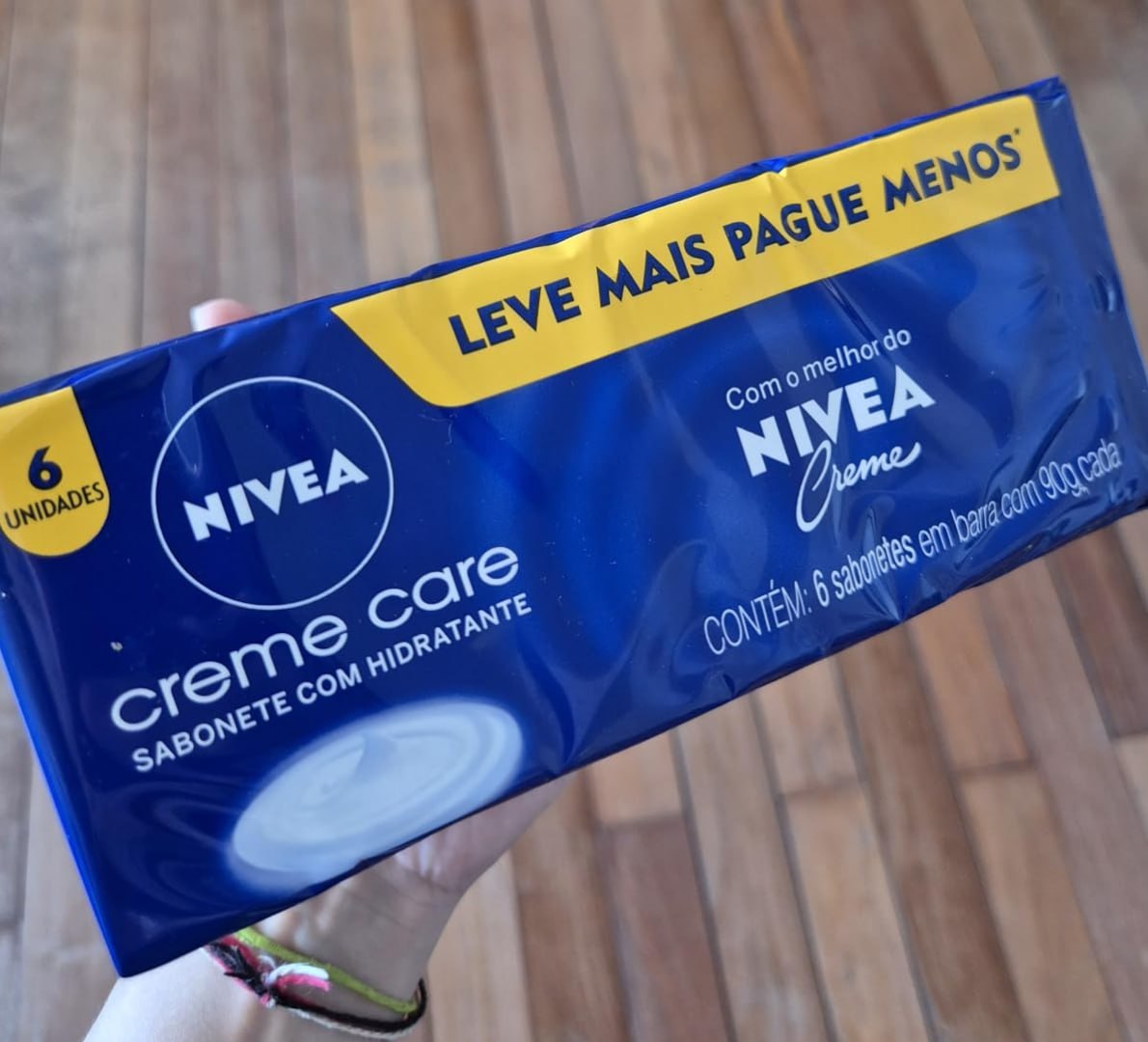 🧼 NIVEA Sabonete em Barra Creme Care 6 un. 90g