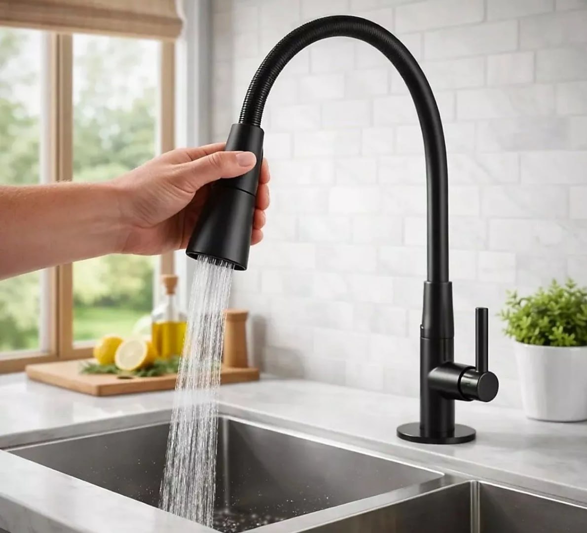 🚿 Torneira Bancada Cozinha Gourmet Flexivel