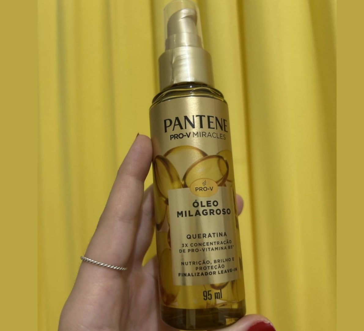 👩 Pantene Pro-V Óleo Capilar Queratina Leave-in 95 ml