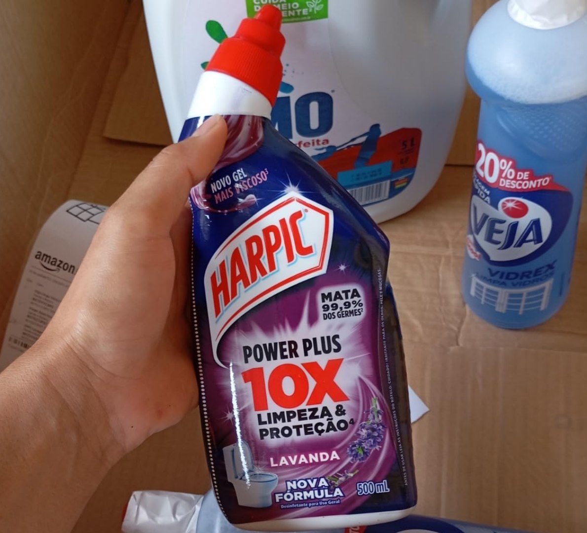 🪻 Harpic Power Plus Desinfetante Sanitário em Gel Lavanda 500ml