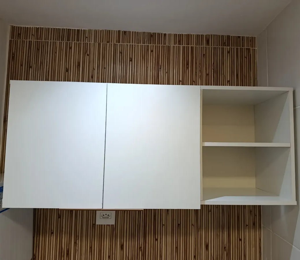 ✅ Armário De Cozinha Multiuso Aéreo C/ Nicho