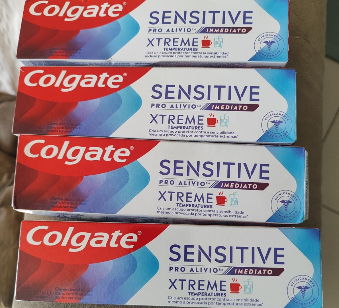 🦷 Creme Dental Colgate Sensitive Pro Alívio Xtreme 90g - 4 unidades