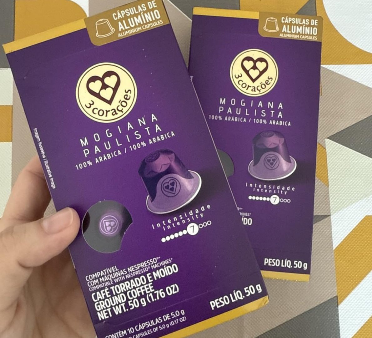 ☕️ 3 Corações Cápsulas de Café Mogiana Paulista, 10 cápsulas