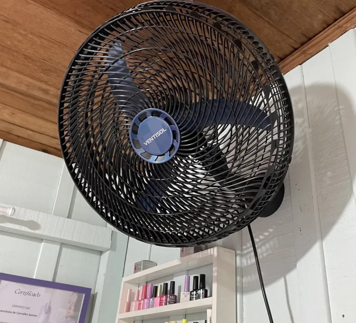 🌬 Ventilador De Parede Ventisol New Azul 3 Velocidades