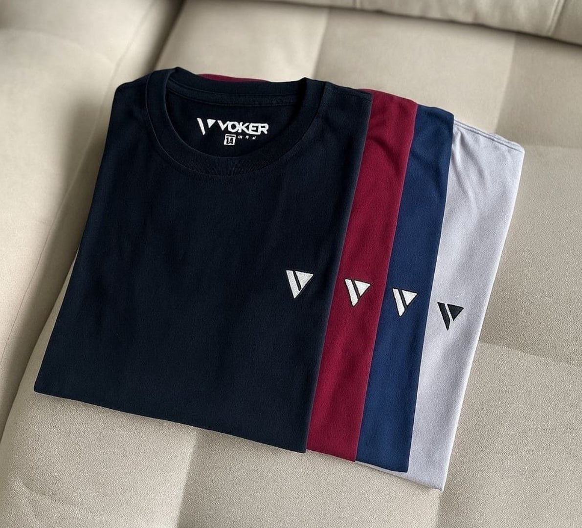 👕 Kit 5 Camisas Slim Voker