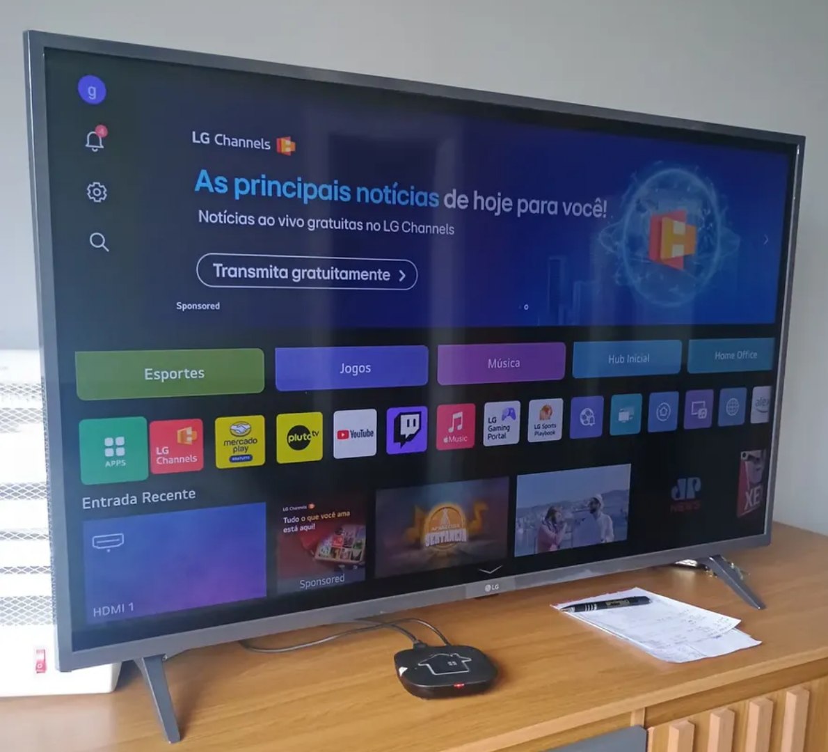 📺 Smart TV LG 43"Full HD, Processador A5 Ger6, AI, Alexa e webOS 23