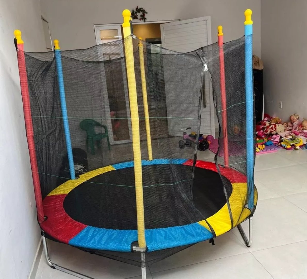 ✅ Pula Pula Infantil C/ Fechamento Zíper 1,8m