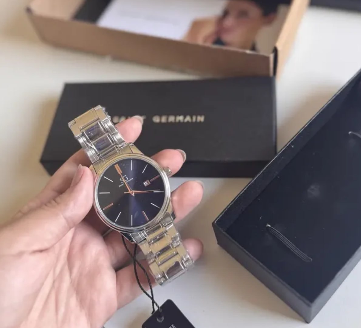⌚️ Relógio Clássico Bisel Saint Germain 42mm