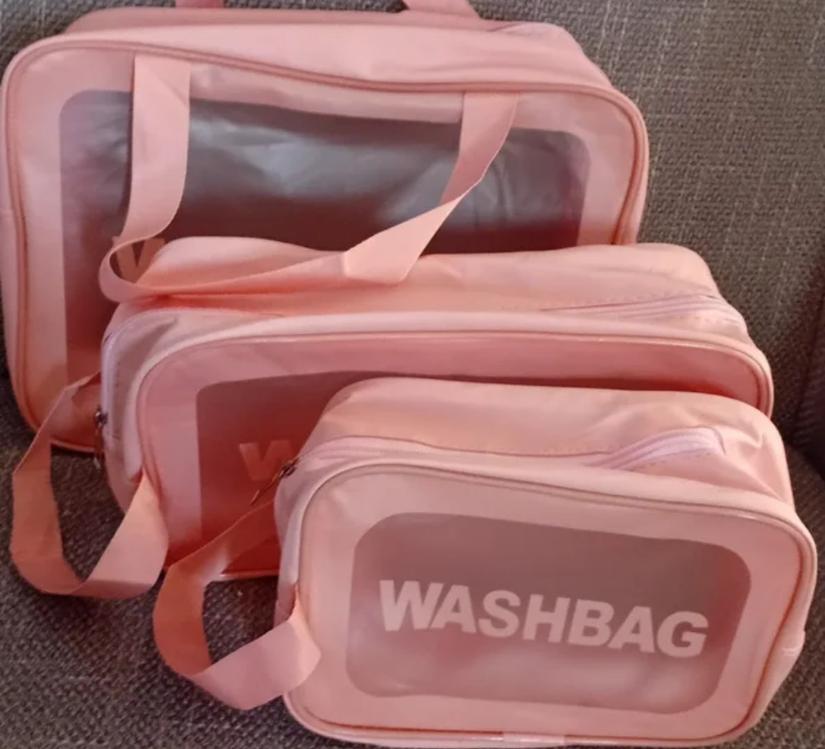 👜 Kit Necessaires Washbag (3 cores)