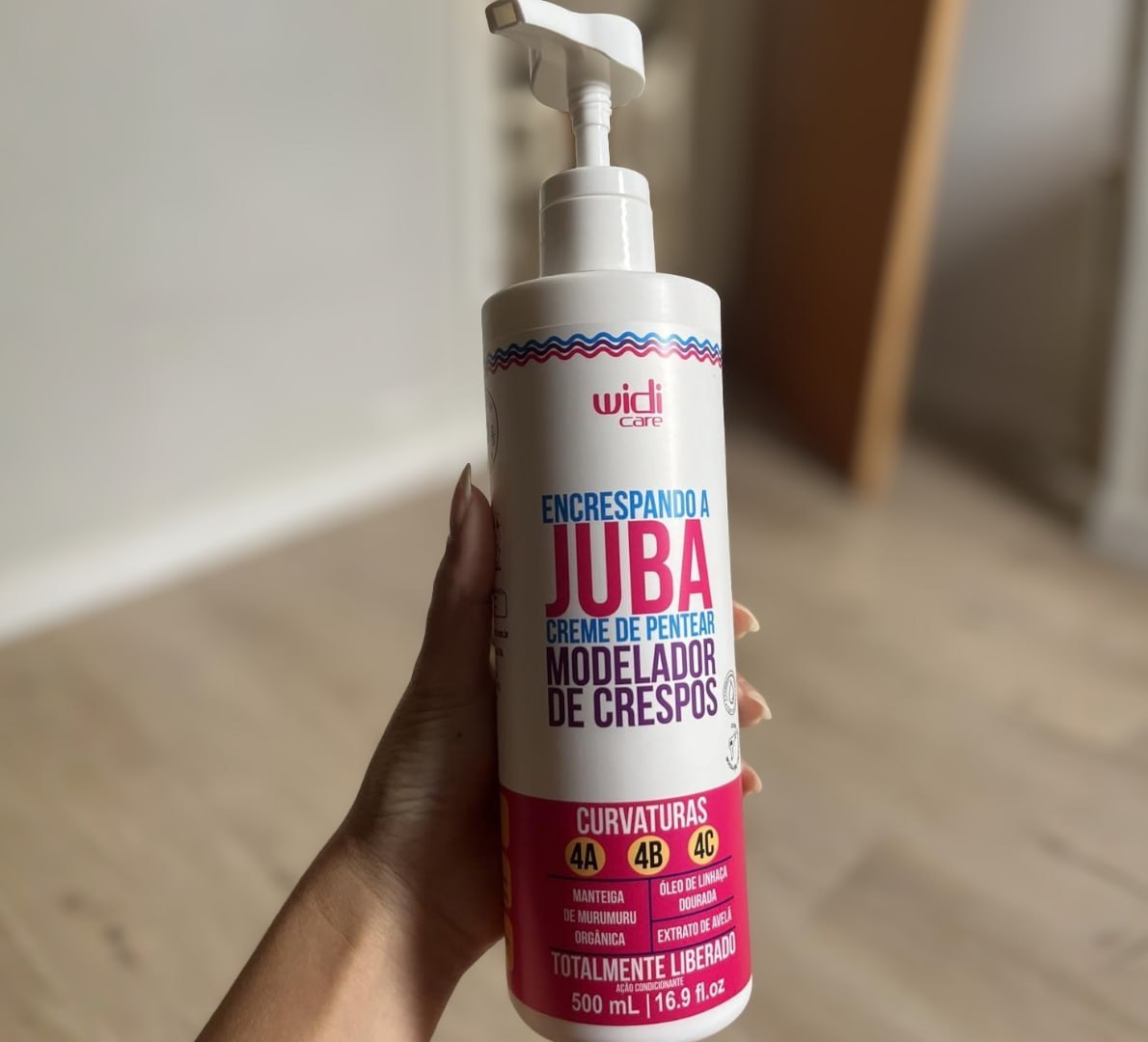 🤩 Encrespando A Juba Creme De Pentear 500ml - Widi Care