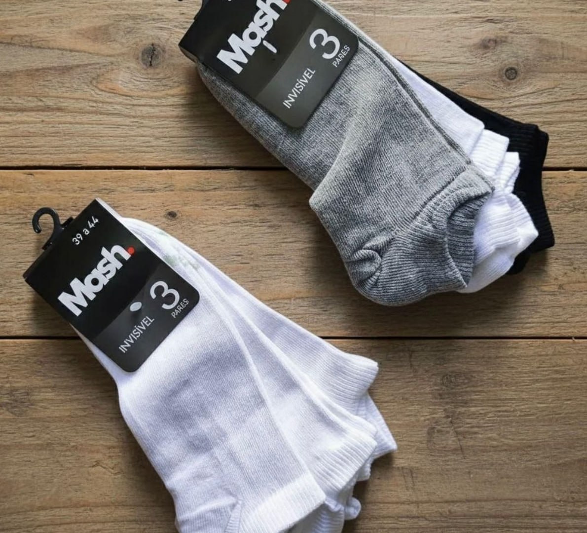 🧦 Kit Com 10 Meias Mash Cano Curto