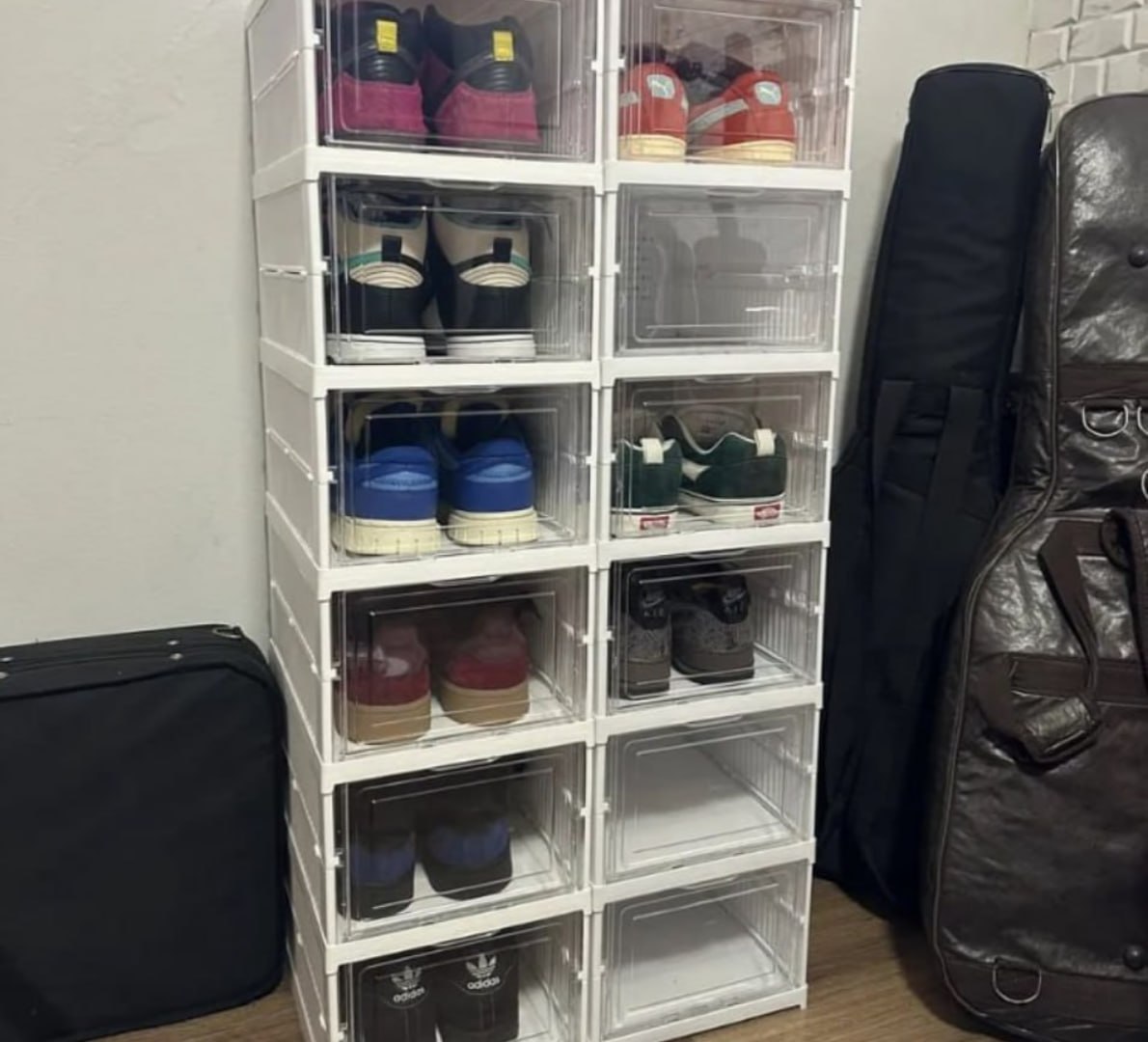🗄 Sapateira Organizador Sapatos Empilhável Vertical 6 Andares