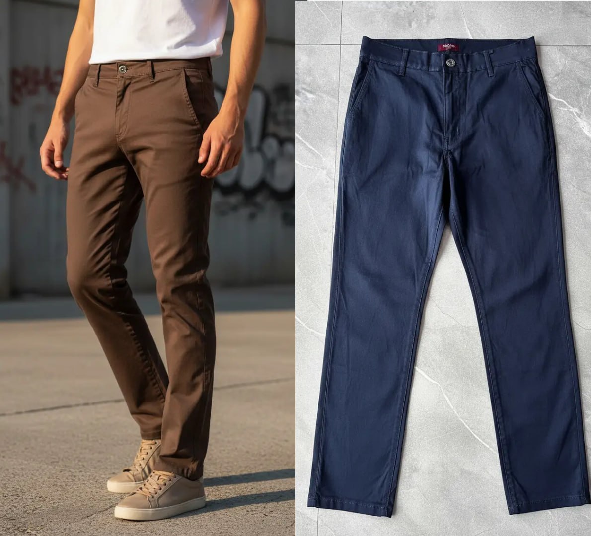 👖 Calça Sarja Slim Bolso Embutido Com Elastano (várias cores)