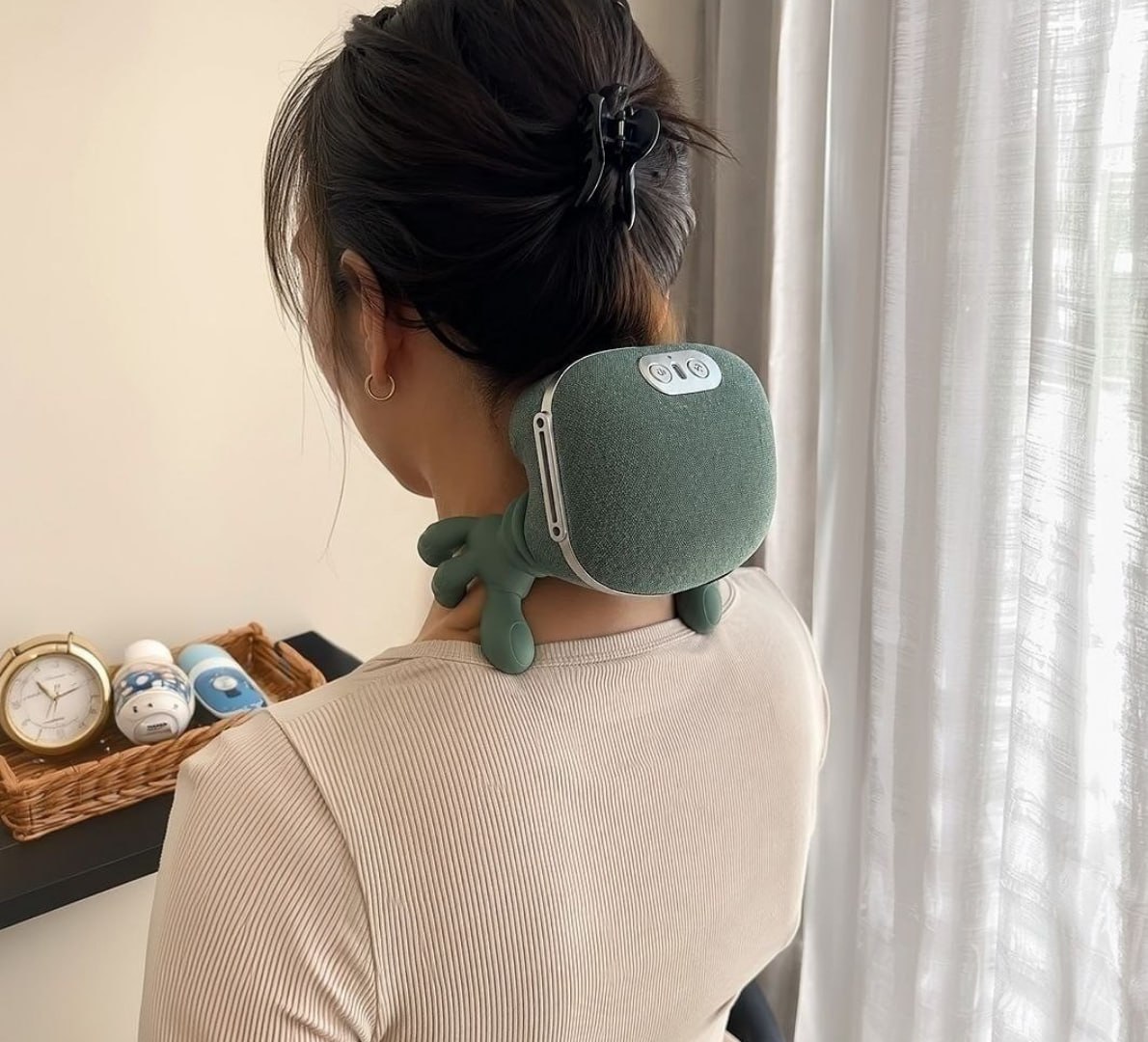 ✅ Massageador Maozinha Com Aquecimento, Recarregável, USB-C