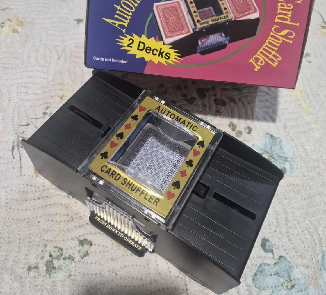 ♠️ Embaralhador Automático Cartas Baralho Jogos De Mesa